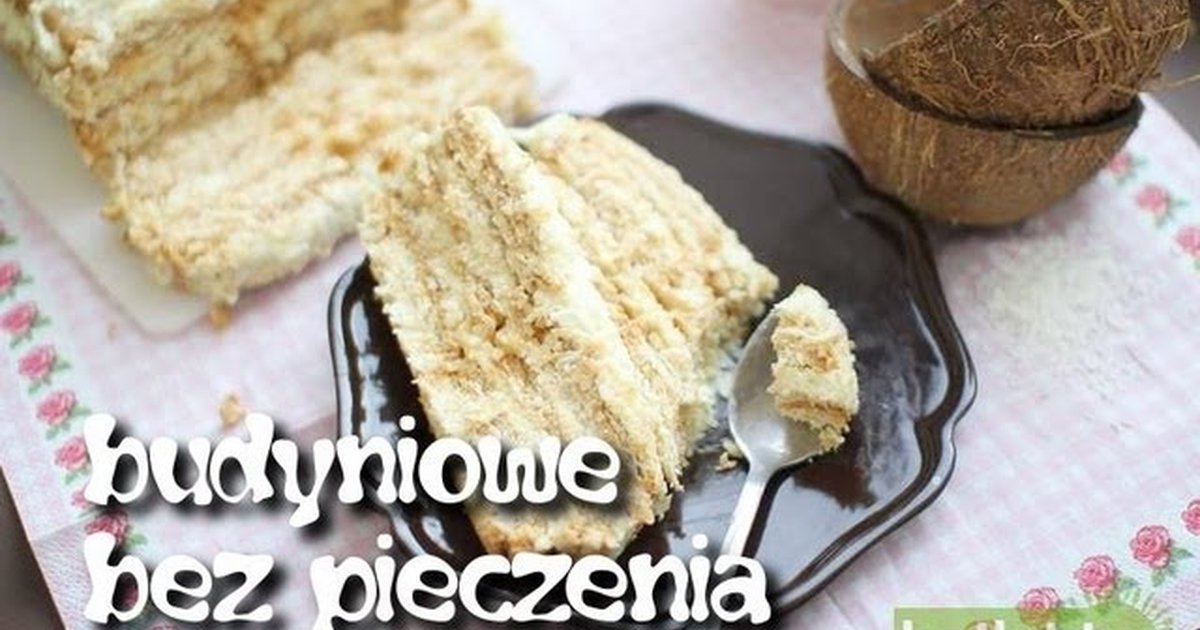 Ciasto Budyniowe Na Herbatnikach Bez Pieczenia Swiatciast Pl